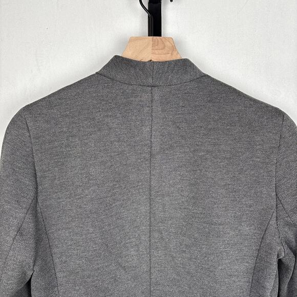 J. Crew 365 Going Out Blazer Women's 6 Stretch Twill Gray Jacket Preppy Workwear - Picture 9 of 11